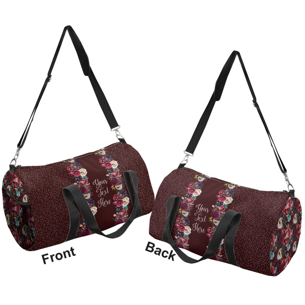 Boho Duffle bag small front and back sides