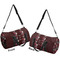 Boho Duffle bag small front and back sides