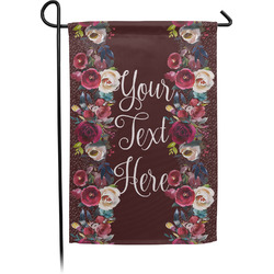 Boho Small Garden Flag - Double Sided w/ Name or Text