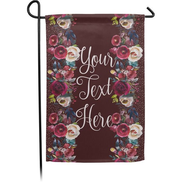 Custom Boho Small Garden Flag - Double Sided w/ Name or Text