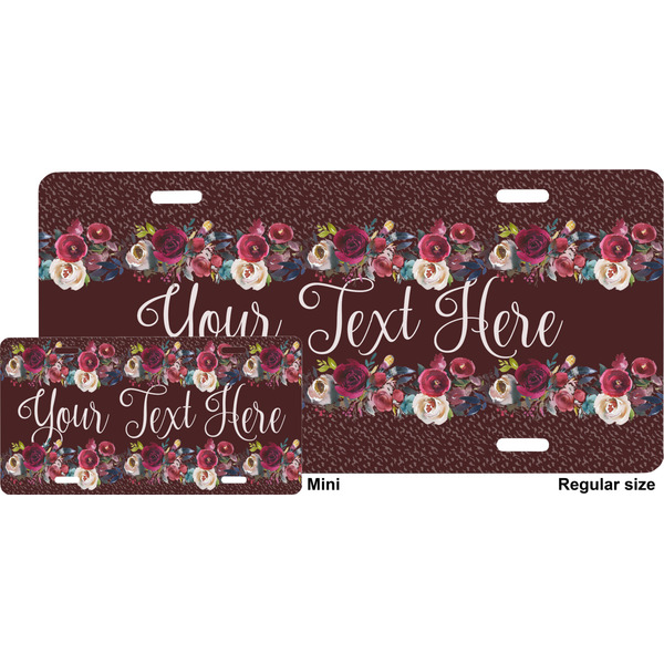 Boho License Plate (Sizes)