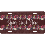 Boho Front License Plate (Personalized)