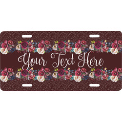 Boho Front License Plate (Personalized)