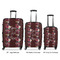Boho Luggage Bags all sizes - With Handle