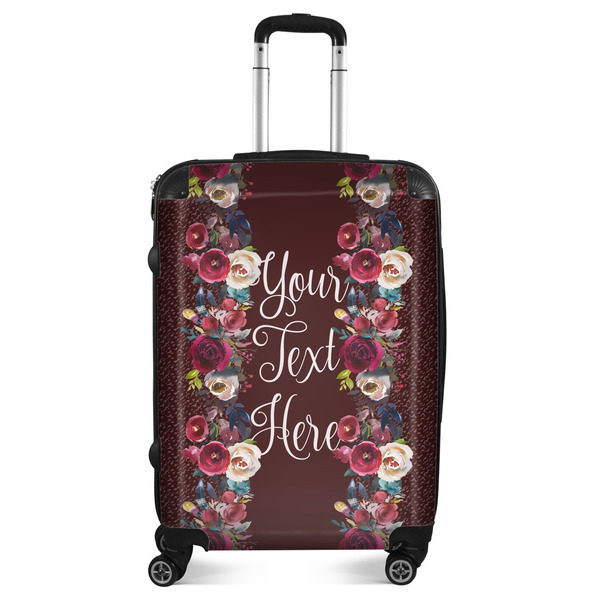 Custom Boho Suitcase - 24" Medium - Checked (Personalized)