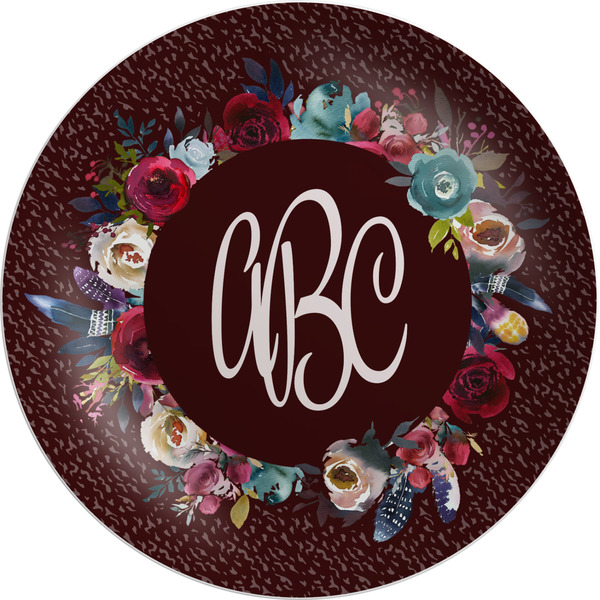 Custom Boho Melamine Plate (Personalized)