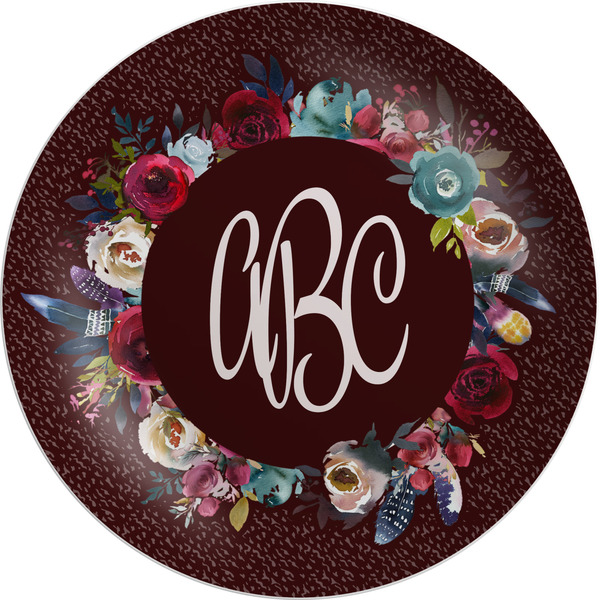 Custom Boho Melamine Plate - 10" (Personalized)
