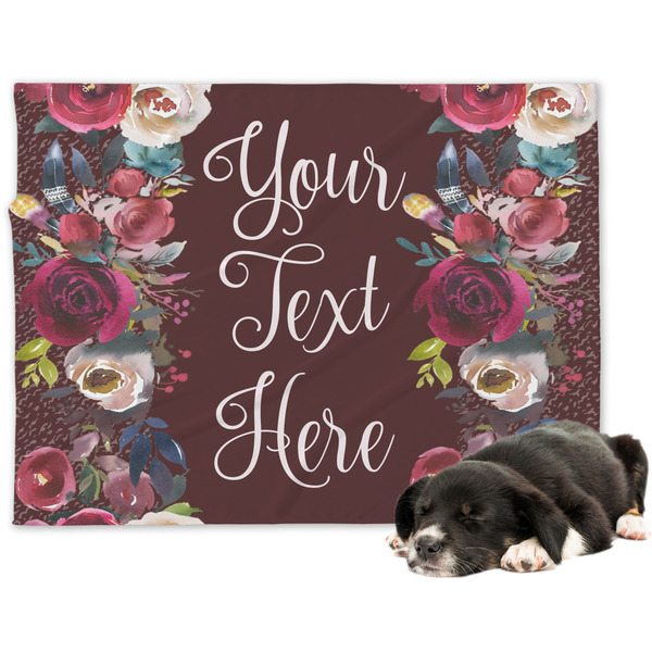 Custom Boho Dog Blanket - Large (Personalized)
