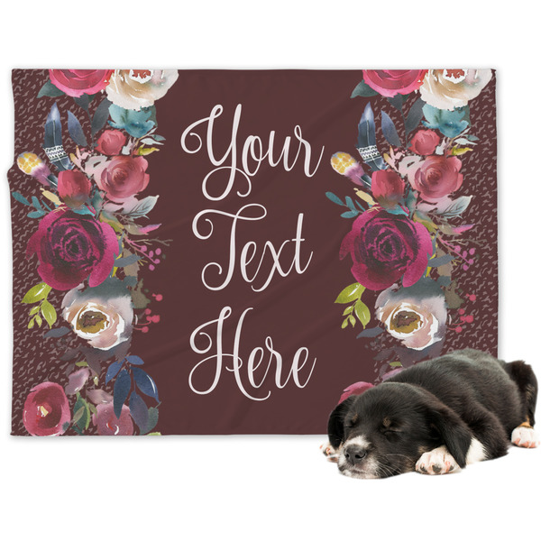Custom Boho Dog Blanket - Regular (Personalized)