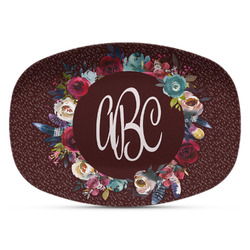 Boho Plastic Platter - Microwave & Oven Safe Composite Polymer (Personalized)