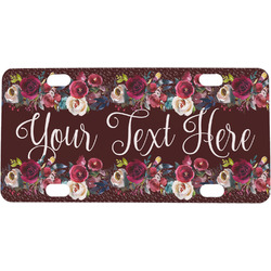 Boho Mini/Bicycle License Plate (Personalized)