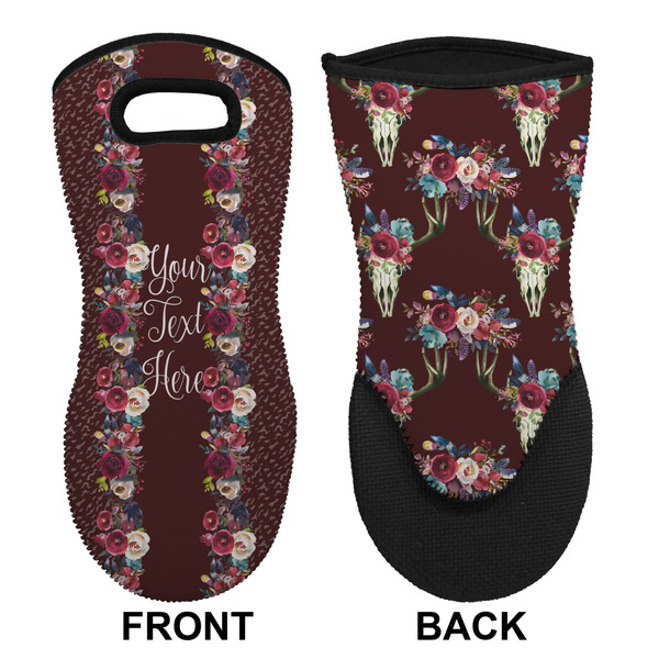 Boho Neoprene Oven Mitt (Front & Back)