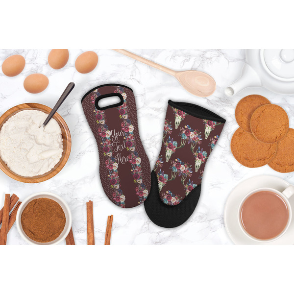 Boho Neoprene Oven Mitt - Lifestyle Image