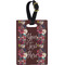 Boho Plastic Luggage Tag - Rectangular w/ Name or Text