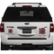 Boho Personalized Square Car Magnets on Ford Explorer