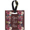 Boho Plastic Luggage Tag - Square w/ Name or Text