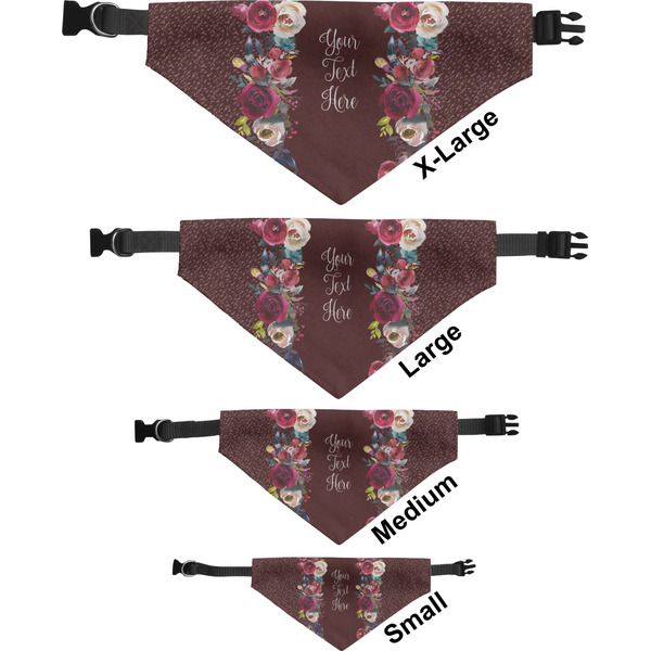 Boho Pet Bandana Sizes