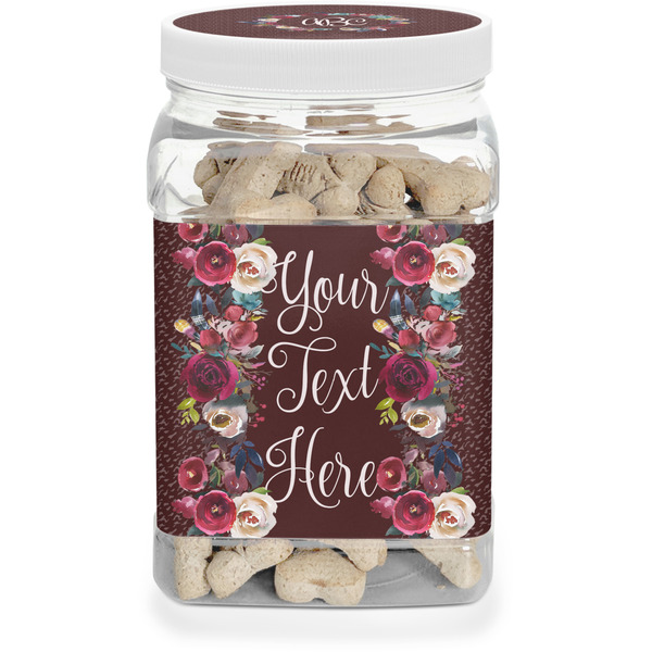 Custom Boho Dog Treat Jar (Personalized)