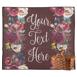 Boho Outdoor Picnic Blanket (Personalized)