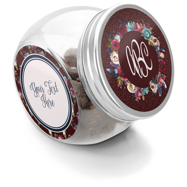 Custom Boho Puppy Treat Jar (Personalized)