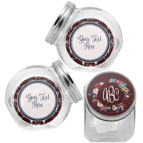 Boho Puppy Treat Jar - Top Left Right