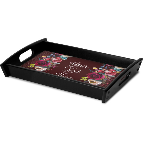 Boho Serving Tray Black - Corner
