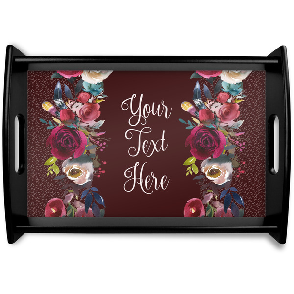 Custom Boho Wooden Tray (Personalized)