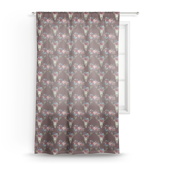 Custom Boho Sheer Curtain - 50"x84"