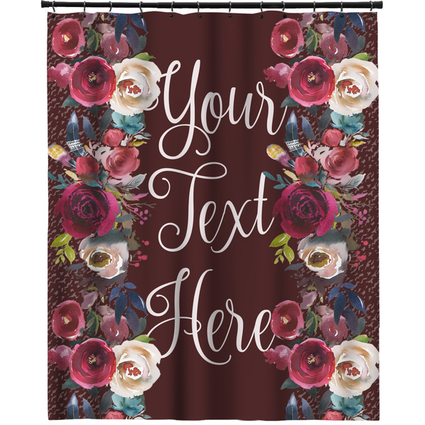 Custom Boho Extra Long Shower Curtain - 70"x84" (Personalized)