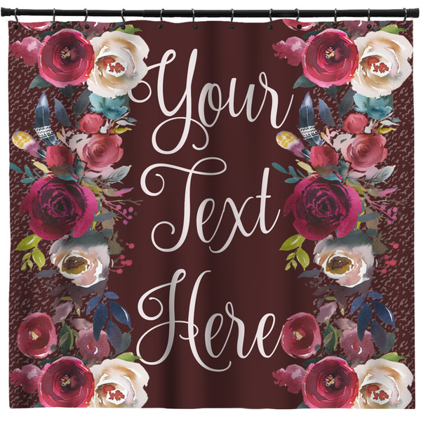 Custom Boho Shower Curtain - Custom Size (Personalized)