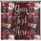 Boho Shower Curtain - Custom Size (Personalized)