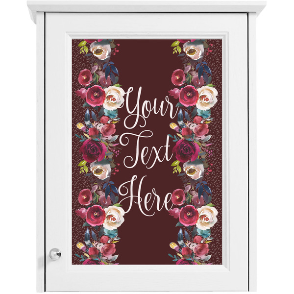 Boho Single White Cabinet Decal