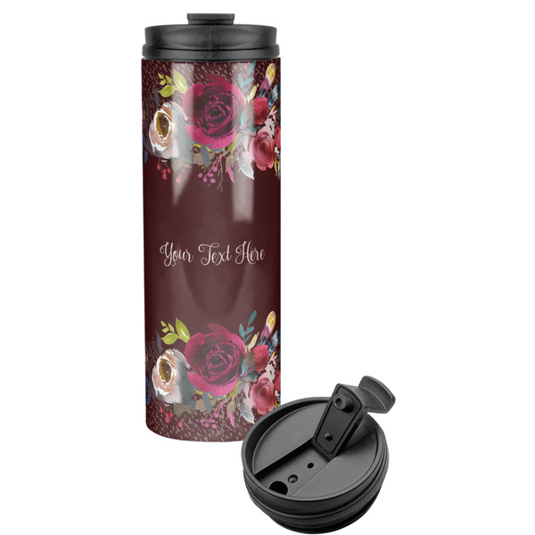 Custom Boho Stainless Steel Skinny Tumbler (Personalized)