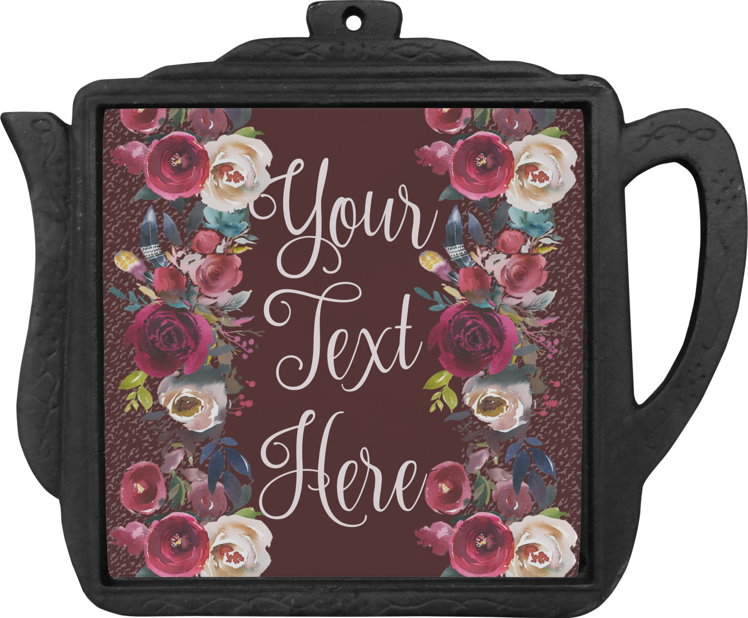 Boho Teapot Trivet (Personalized) YouCustomizeIt