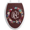 Boho Toilet Seat Decal - Elongated (Personalized)