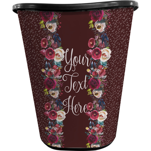 Boho Trash Can Black