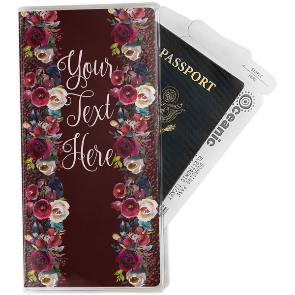 Custom Boho Travel Document Holder