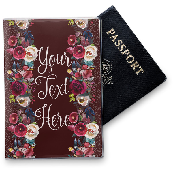 Custom Boho Vinyl Passport Holder (Personalized)