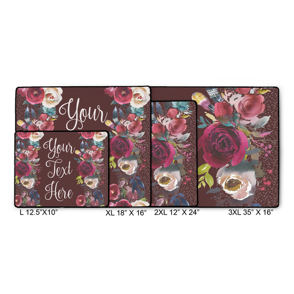 Boho Gaming Mats - SIZE CHART