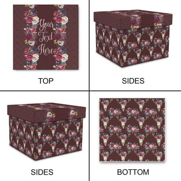 Boho Gift Boxes with Lid - Canvas Wrapped - Medium - Approval