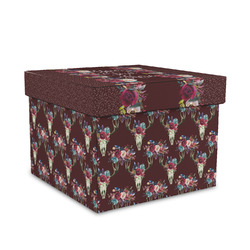 Boho Gift Box with Lid - Canvas Wrapped - Medium (Personalized)