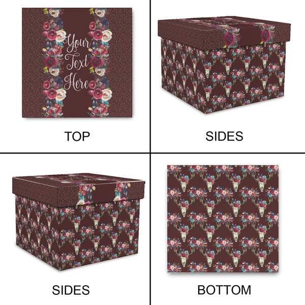 Boho Gift Boxes with Lid - Canvas Wrapped - X-Large - Approval