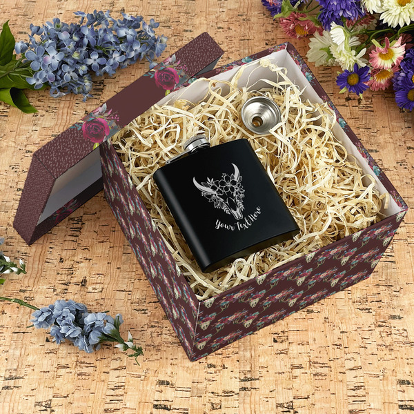 Boho Gift Boxes with Lid - Canvas Wrapped - X-Large - In Context