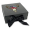 Boho Gift Boxes with Magnetic Lid - Black - Front (angle)