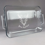 Boho Glass Baking and Cake Dish (Personalized)