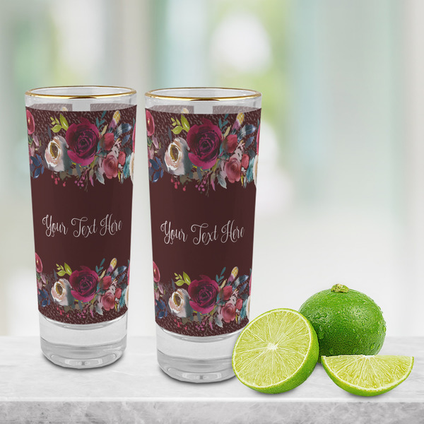 Boho Glass Shot Glass - 2 oz - LIFESTYLE