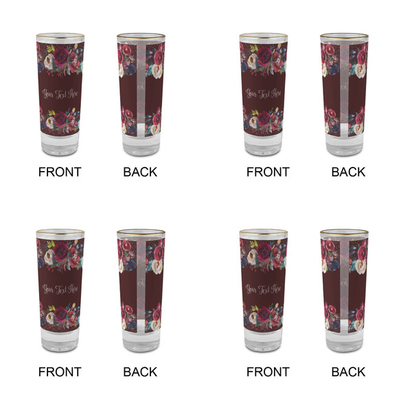 Boho Glass Shot Glass - 2 oz - Set of 4 - APPROVAL