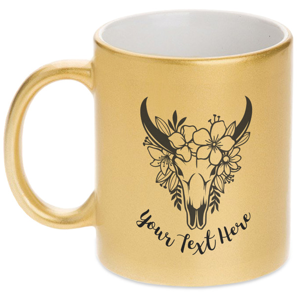 Custom Boho Metallic Mug (Personalized)