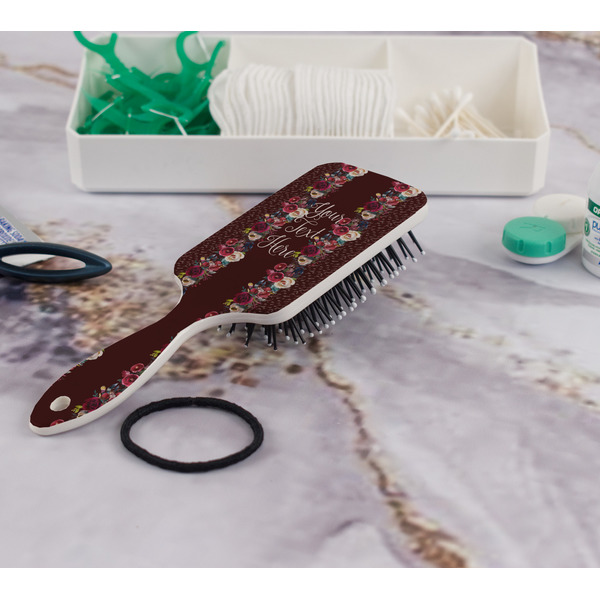 Boho Hair Brush - In Bathroom