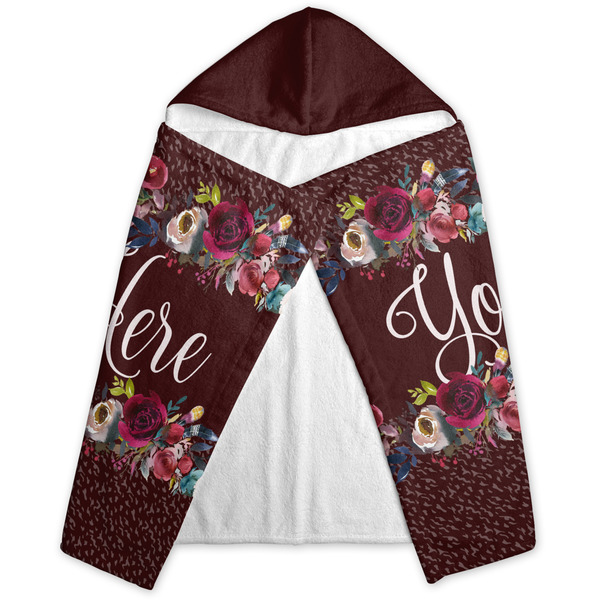 Boho Hooded Towel - Folded